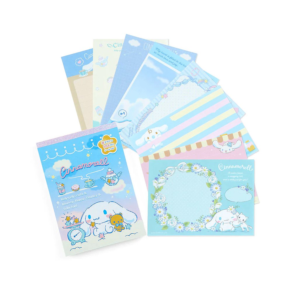Sanrio Cinnamoroll Memo Pad & Sticker Set