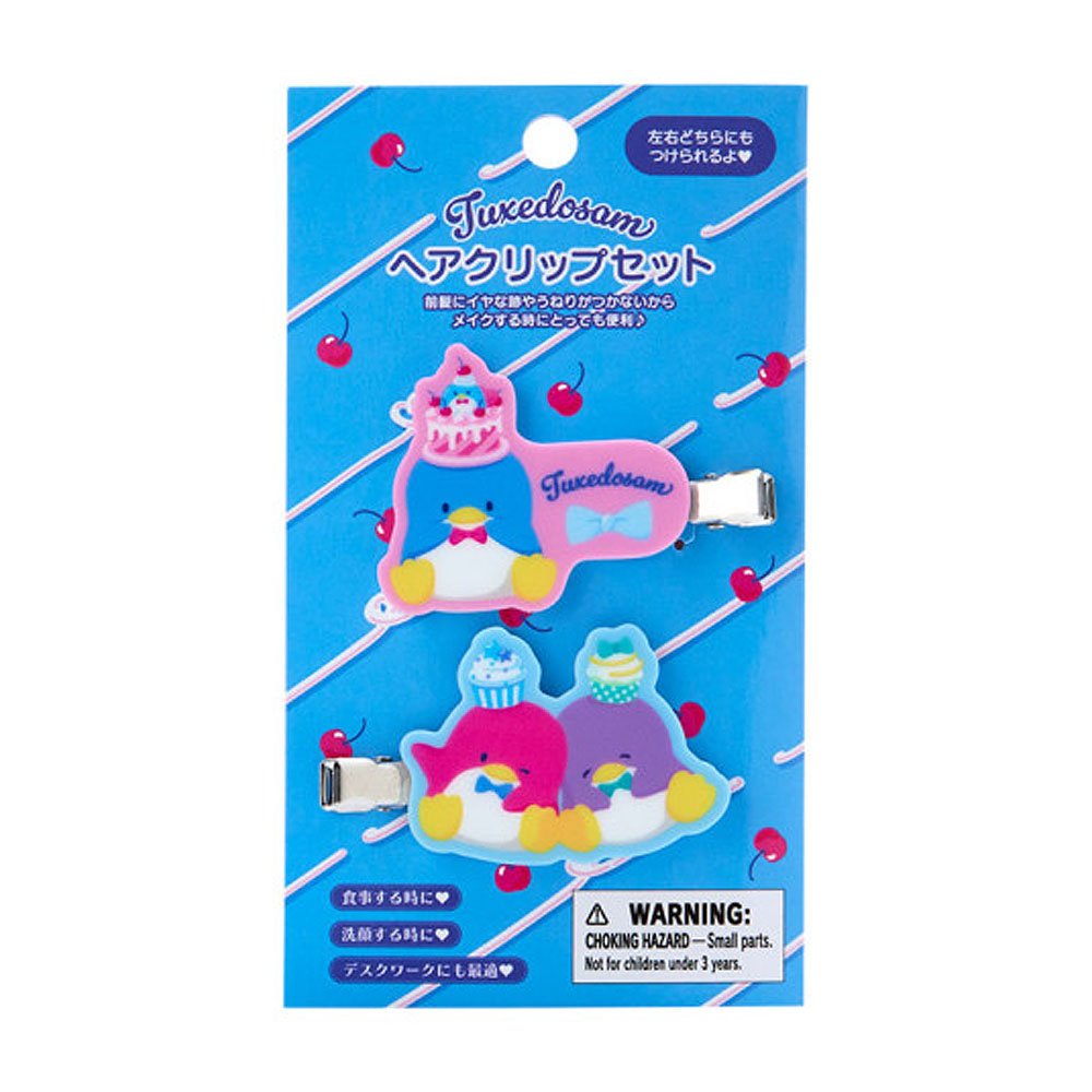 Sanrio Tuxedosam 45th Birthday Cake Hair Clip Set