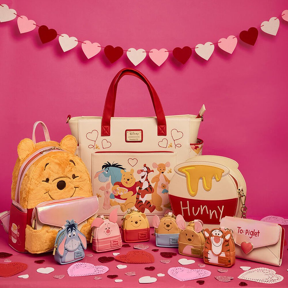 Loungefly x Winnie The Pooh & Piglet Love Letter Cosplay Mini Backpack