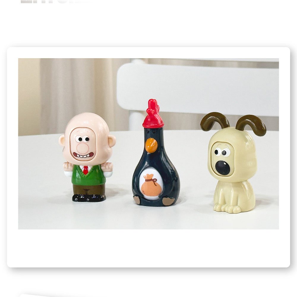Wallace & Gromit Face Change Random Figure