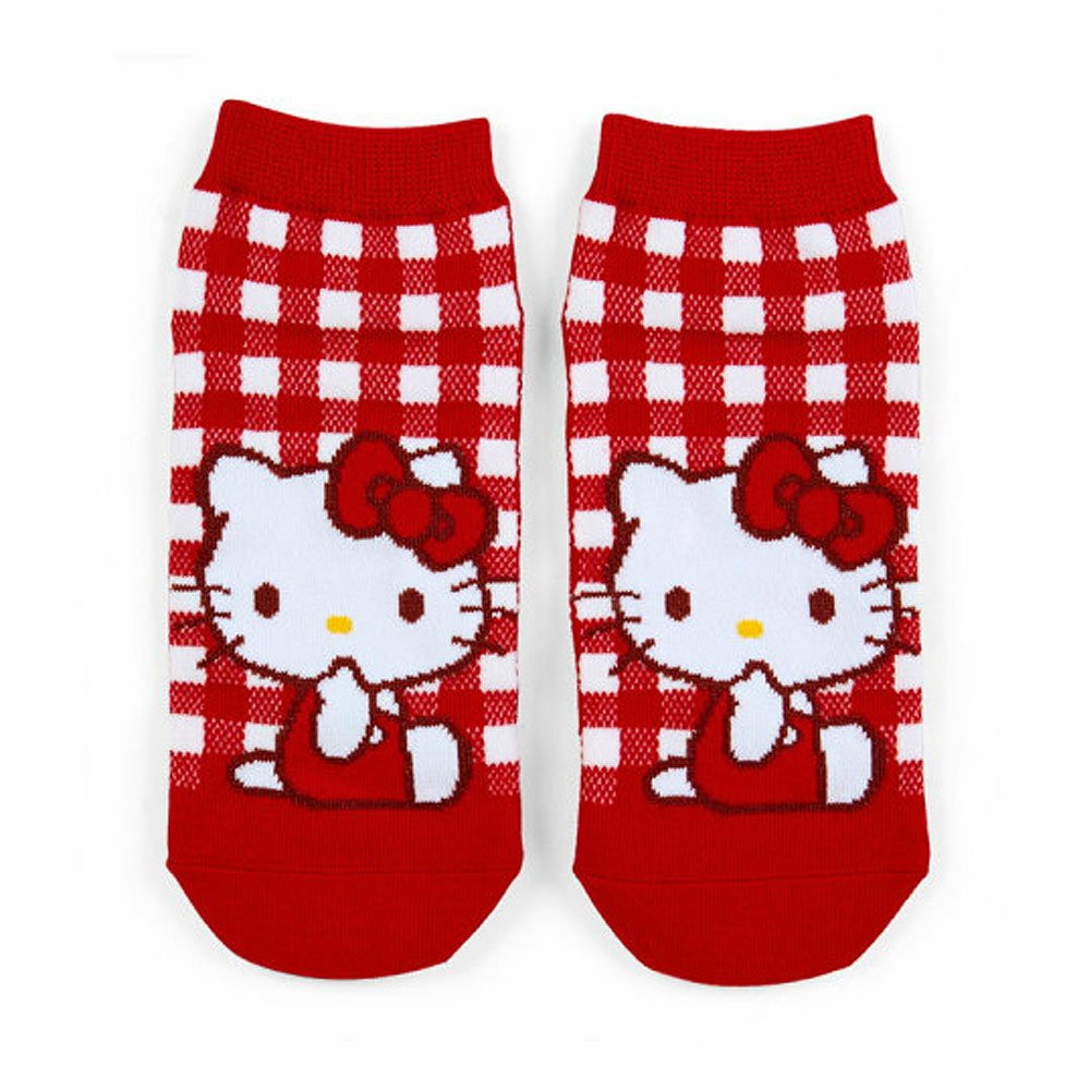 Sanrio Characters Check Sneaker Socks