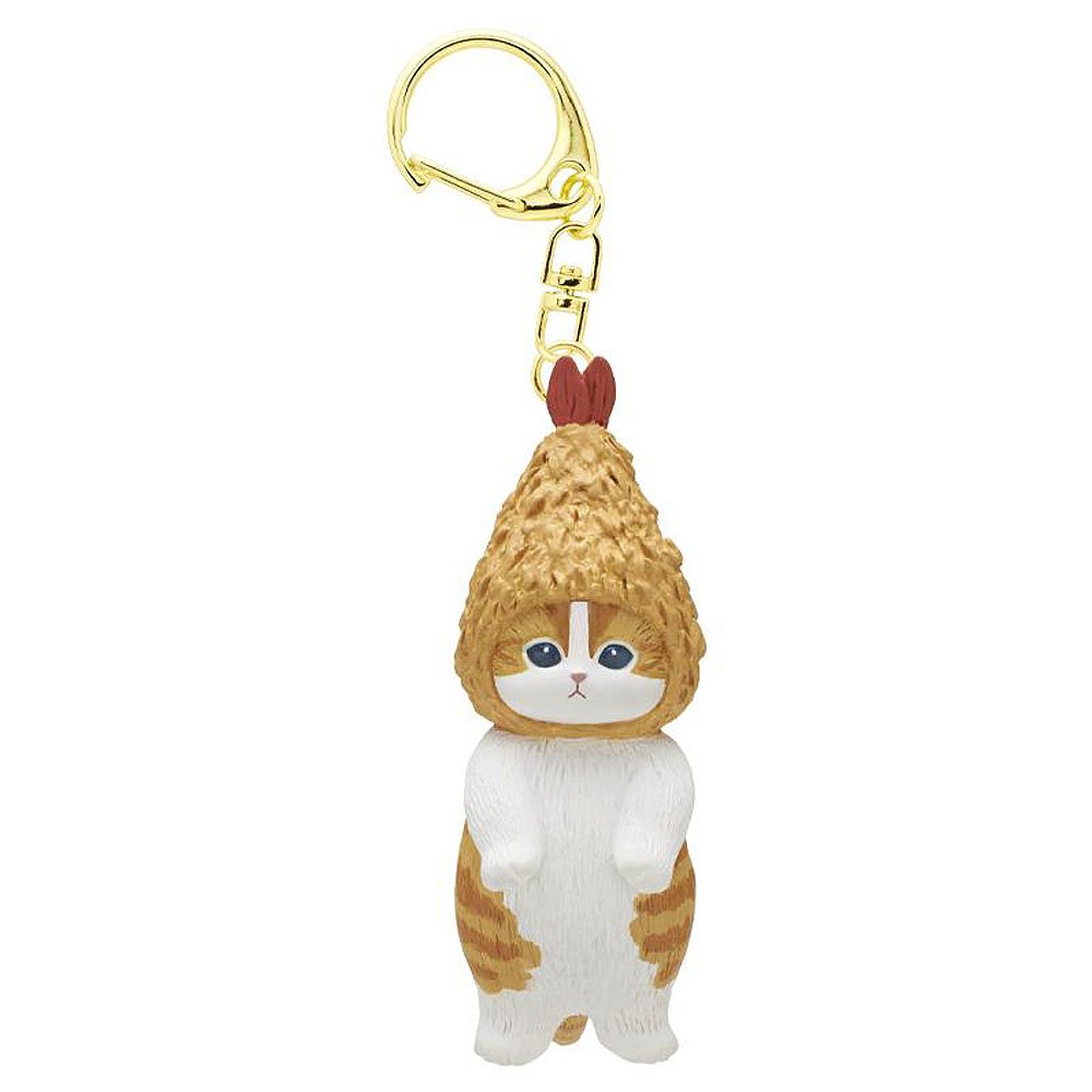 Mofusand Fried Shrimp Cat Figure Keychain
