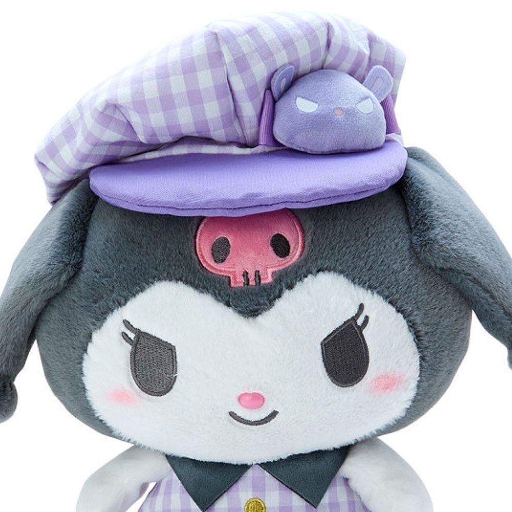 Kuromi Gingham Casquette 11" Plush