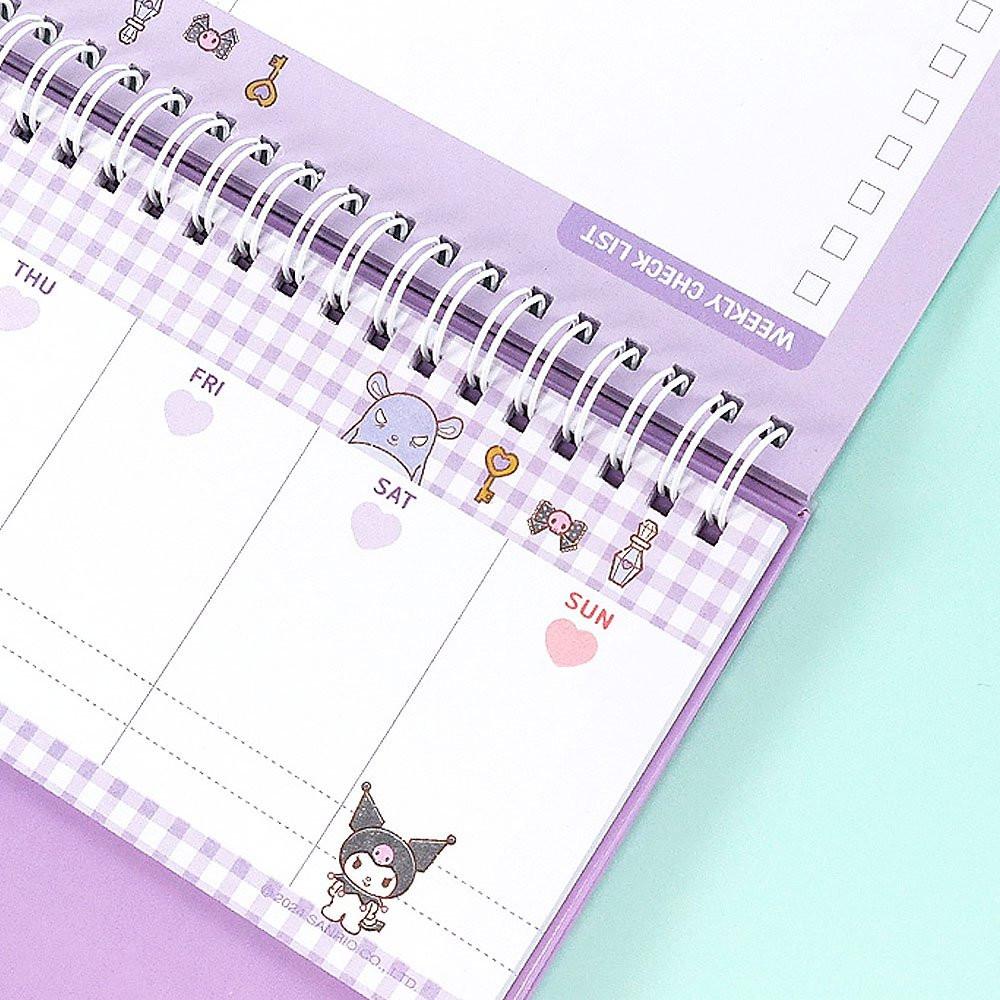 Sanrio Kuromi Standing Weekly Planner