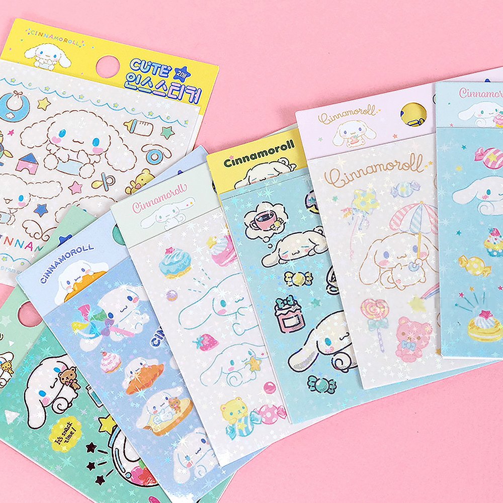 Sanrio Cinnamoroll Deco Sticker Sheets
