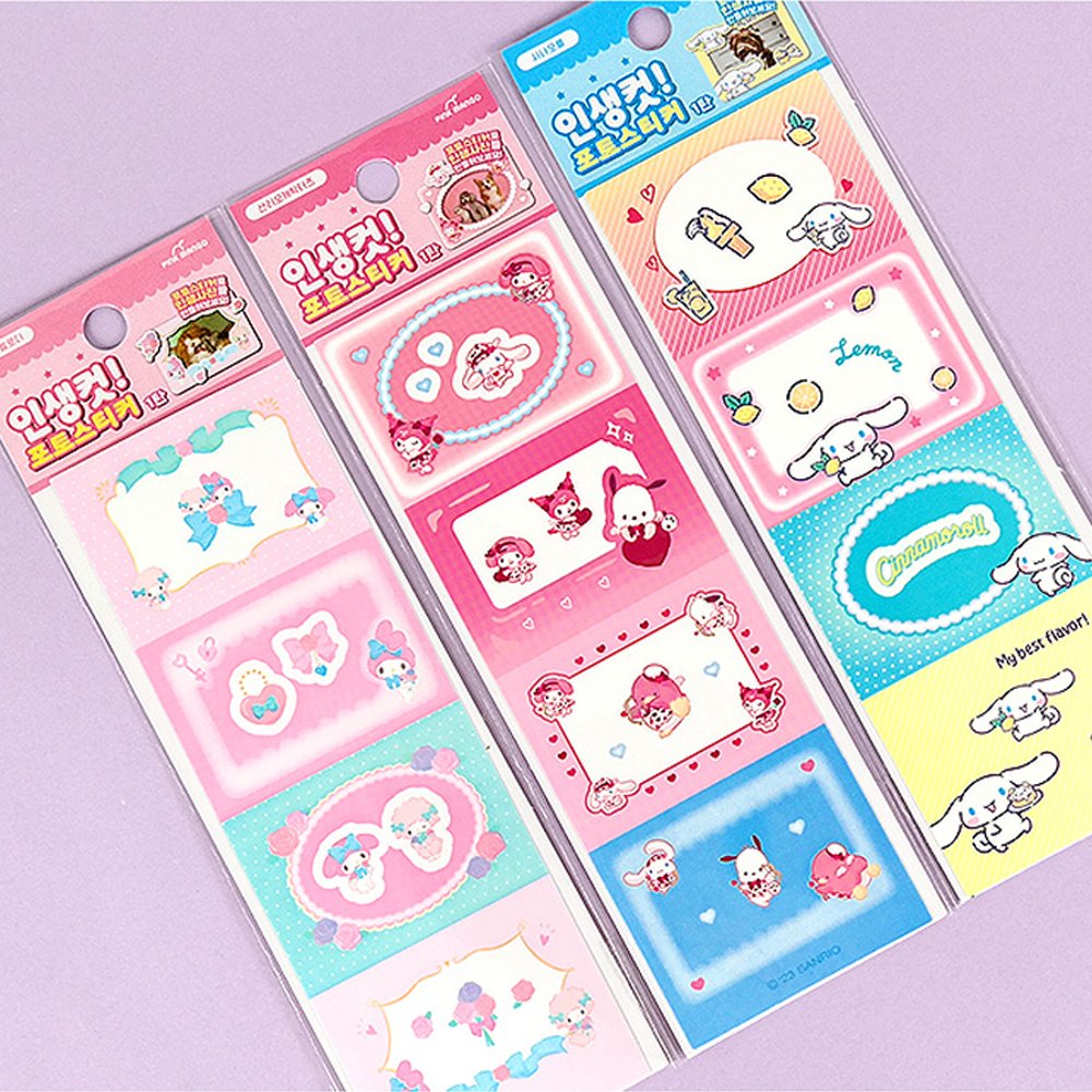 Sanrio Characters Photo Deco Sticker