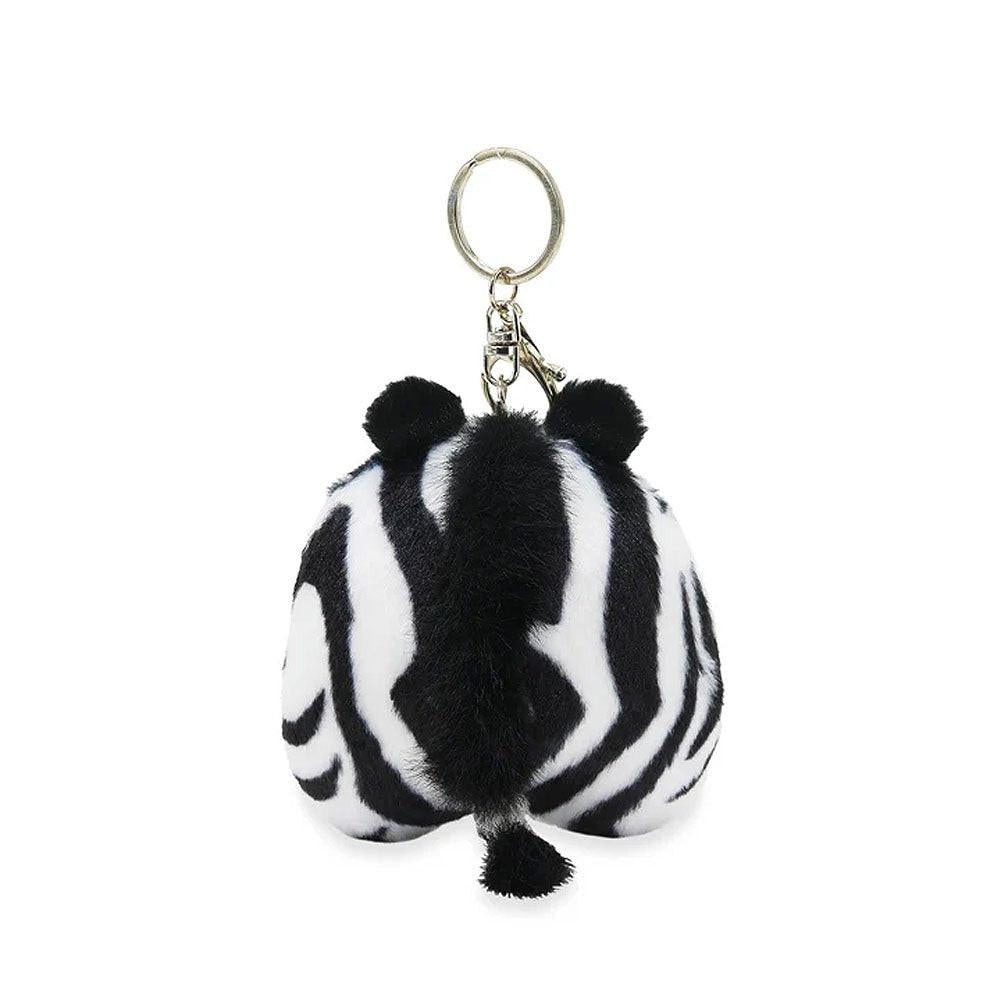 Anirollz Miniz Zebra Pandaroll Plush Charm Keychain