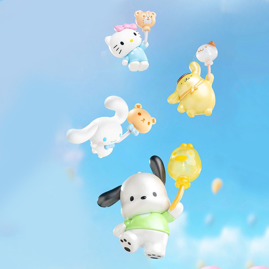 Sanrio Characters Balloon Adventure Figure Keychain Blind Box