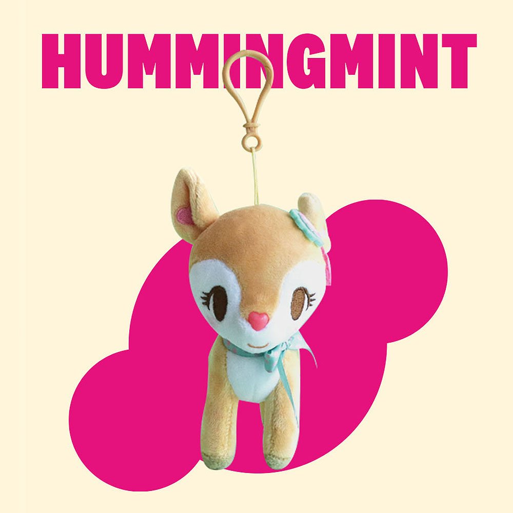 Sanrio plush, Sanrio Hummingmint plush keychain, Hummingmint stuffed animal , Hummingmint keychain, Hummingmint plushies, Hummingmint plush toys, Hummingmint backpack clip toys,