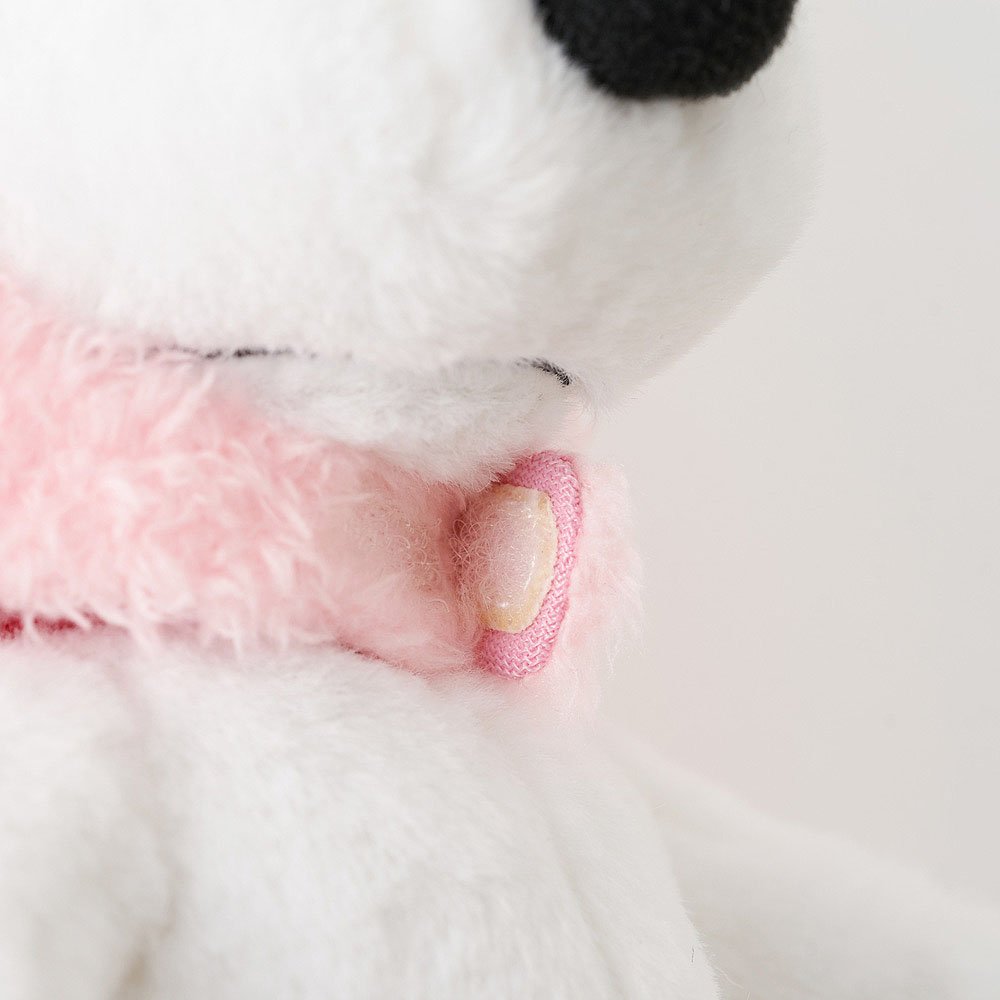 Peanuts Snoopy Strawberry Ice Cream Plush Keychain