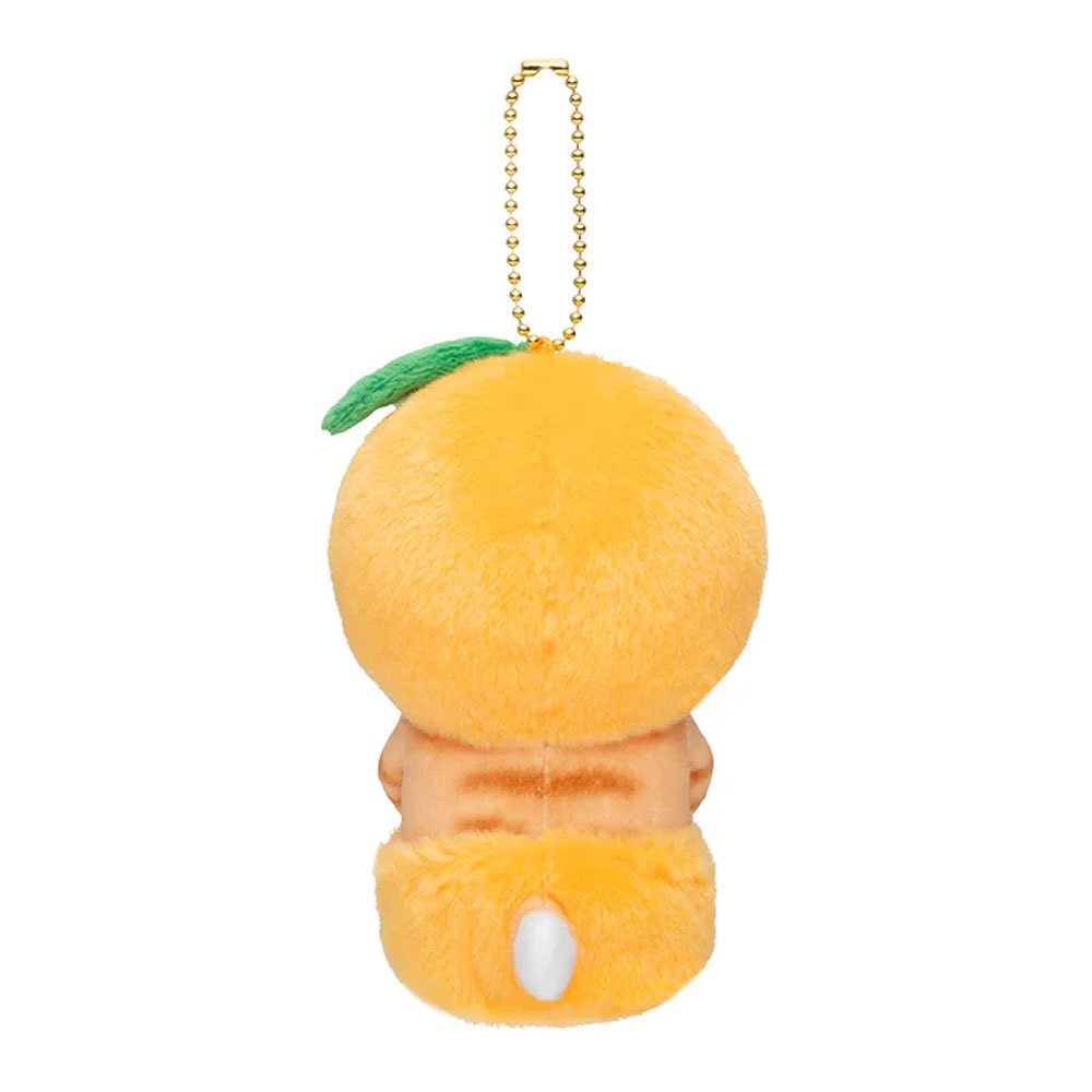 Colorful Mofusand cats dressed as fruits and vegetables plush key chain
