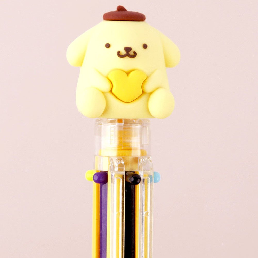 Sanrio Pompompurin Figure 6-Color Pen
