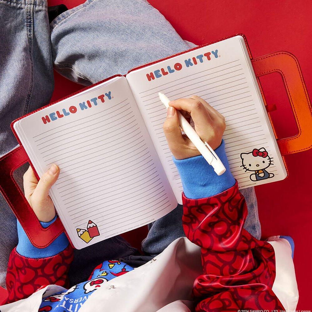 Loungefly x Sanrio Hello Kitty 50th Anniversary Cosplay Pearlescent Refillable Stationery Journal