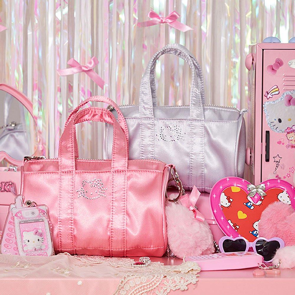 Sanrio Hello Kitty Rhinestone Mini Boston bag with Chain