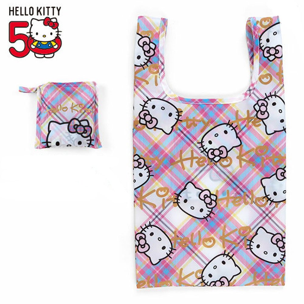 Hello Kitty Reusable Shopper Bag :D-Tartan