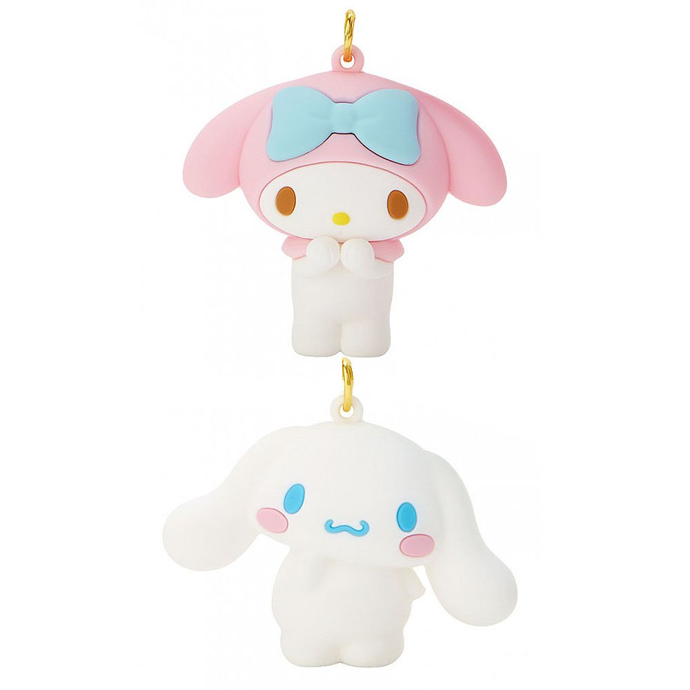 Sanrio My Melody & Cinnamoroll 3D Figure Keychain