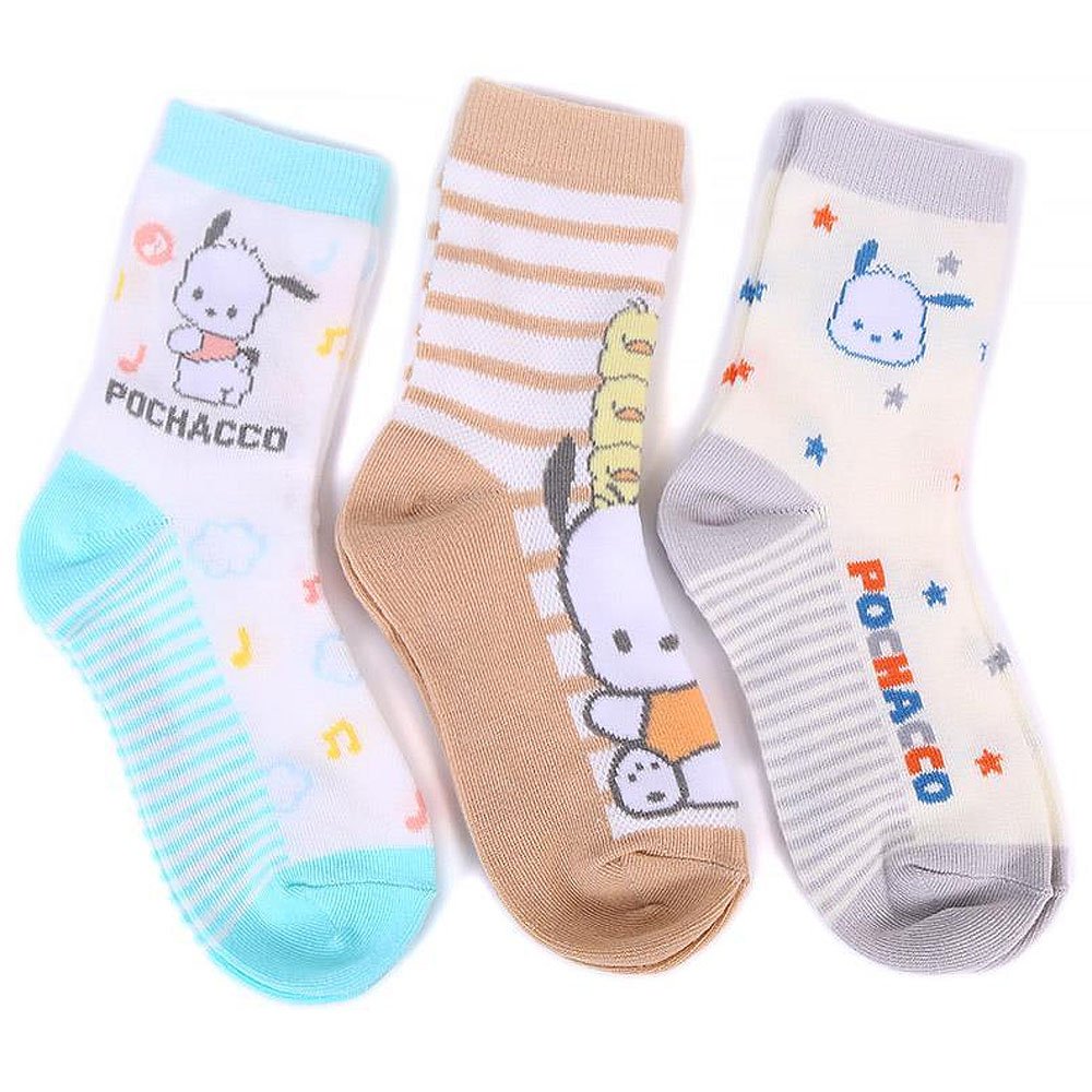 Sanrio Pochacco 3Pair Sneaker Socks