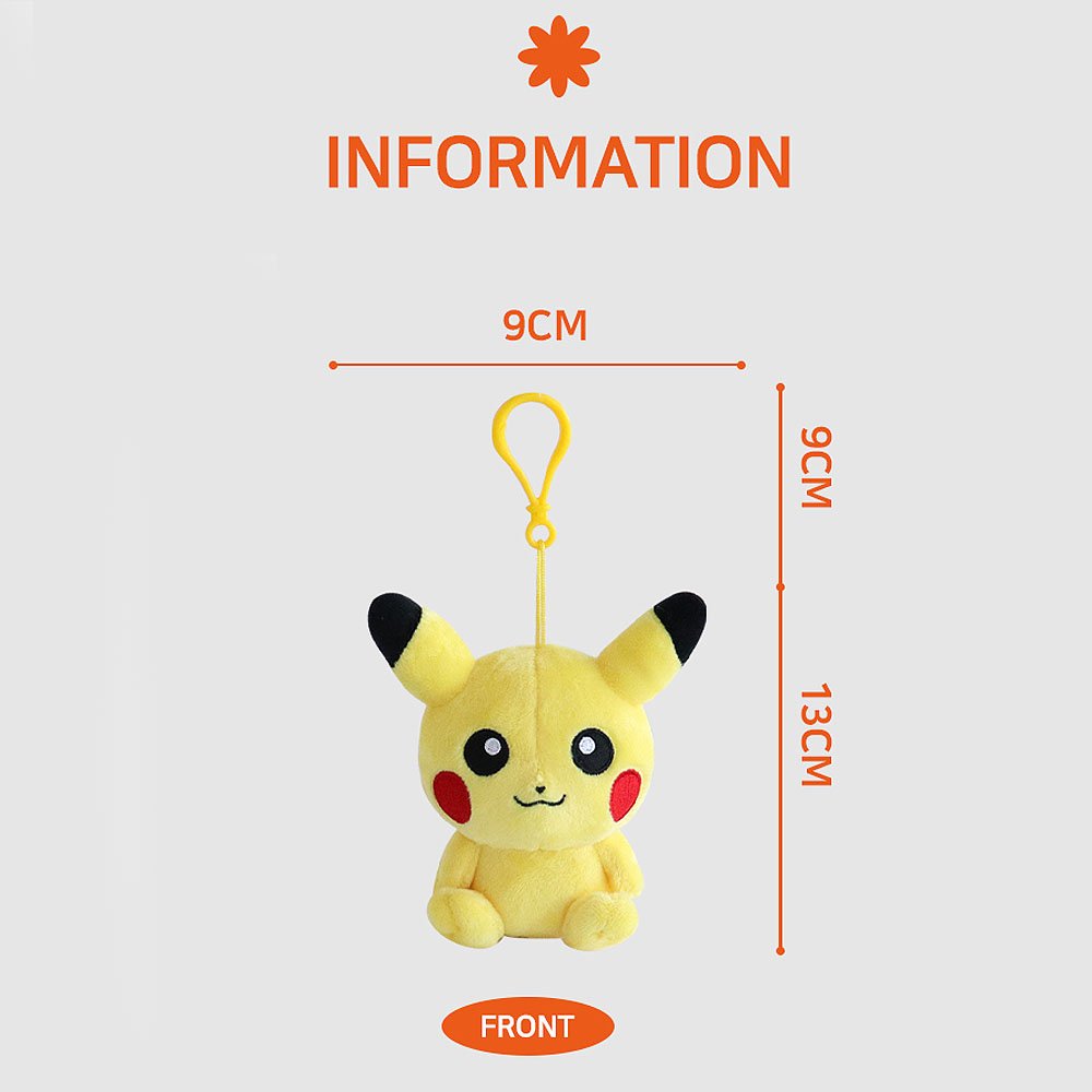 Pokemon Cutie-Pop Pikachu Clip-On Plush