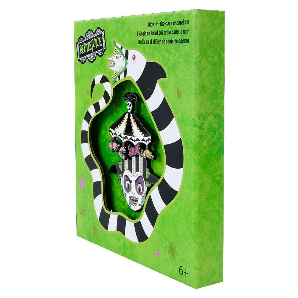 Loungefly x Beetlejuice Carousel Hat 3" Collector Box Sliding Pin