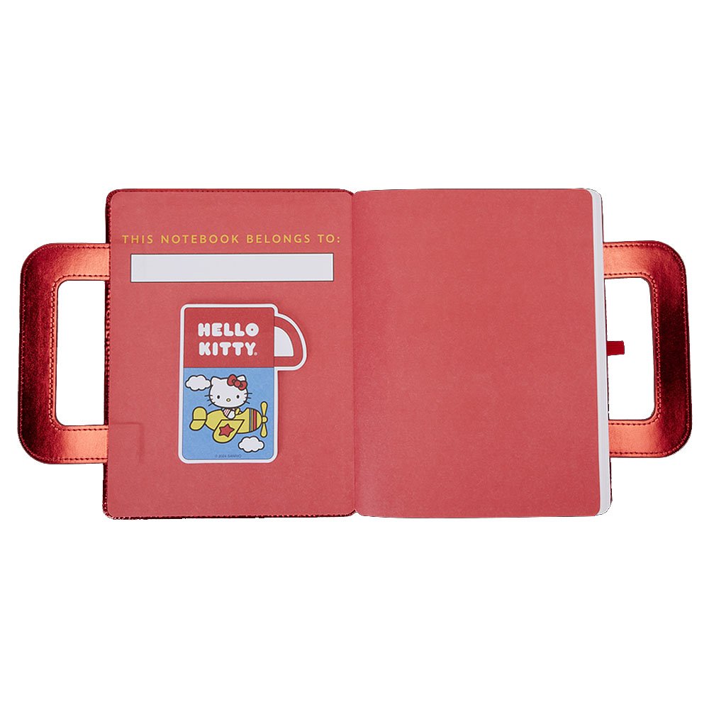 Loungefly x Sanrio Hello Kitty 50th Anniversary Metallic Lunchbox Stationery Journal