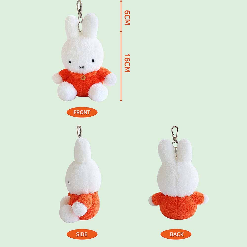 Miffy Bunny Plush keychain, Miffy Plush Toy, Miffy stuffed animal, Miffy keychain, Miffy Plushies, Miffy plush toys, Miffy backpack clip toys
