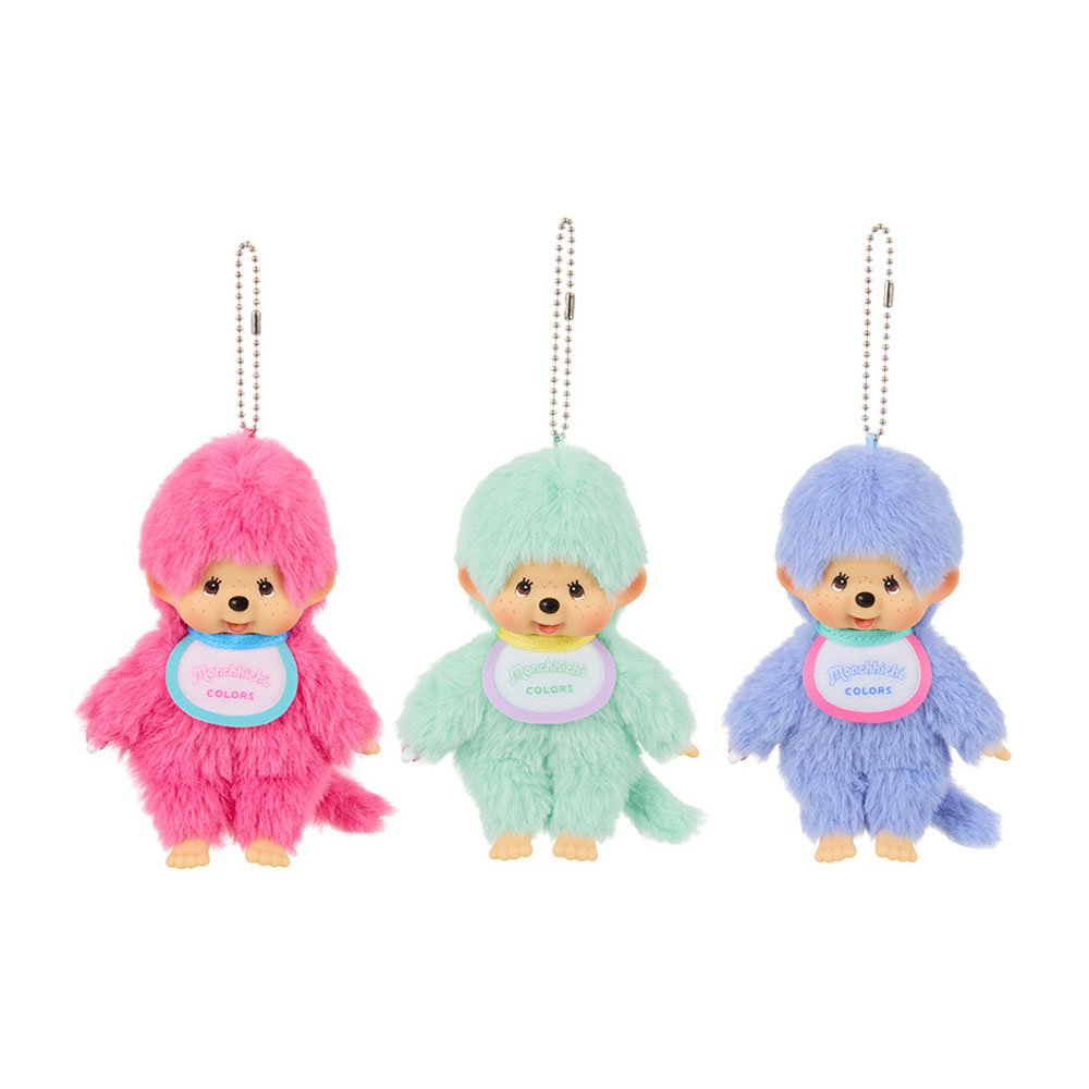Monchhichi Colorful Plush Keychain