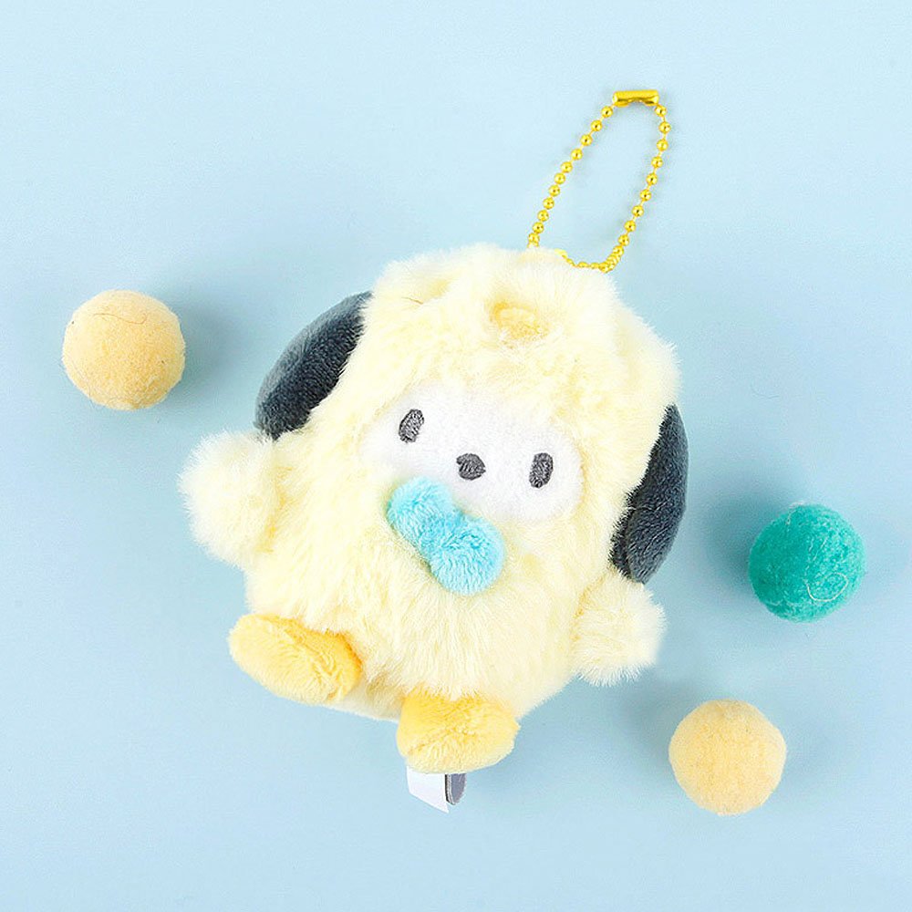 Sanrio Pochacco Chick Plush Keychain