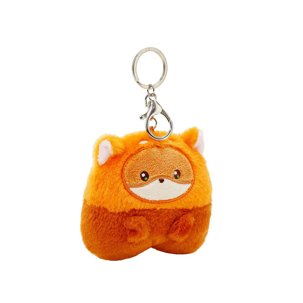 Anirollz Miniz Red Panda Foxiroll Plush Charm Keychain