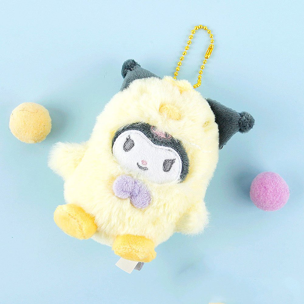 Sanrio Kuromi Chick Plush Keychain