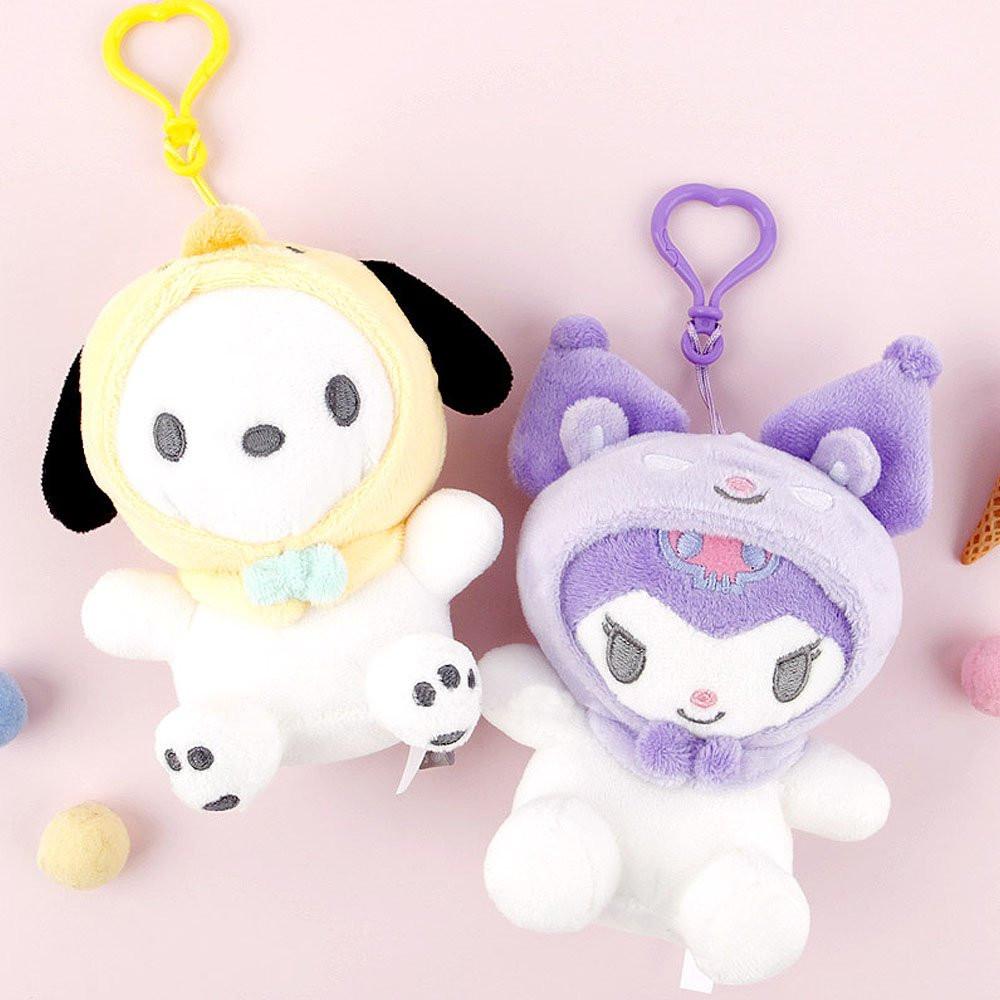 Sanrio Characters Friends Bandana Clip-On Plush