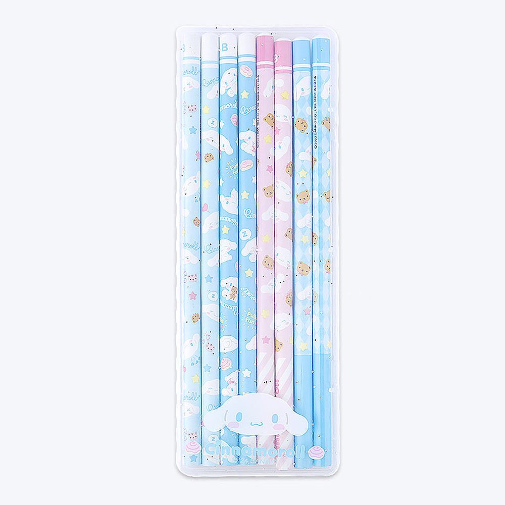 Sanrio Cinnamoroll 8pcs Pencils with Case Set
