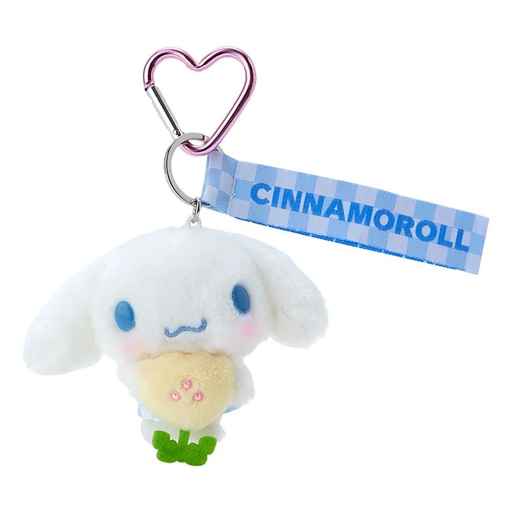 Cinnamoroll Plush Mascot Keychain :Pastel Check