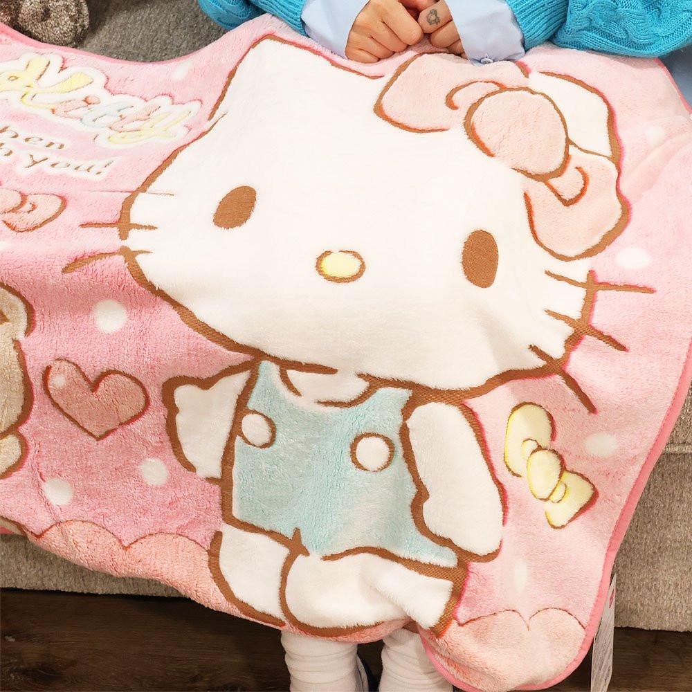 Hello Kitty Snap Button Throw Blanket