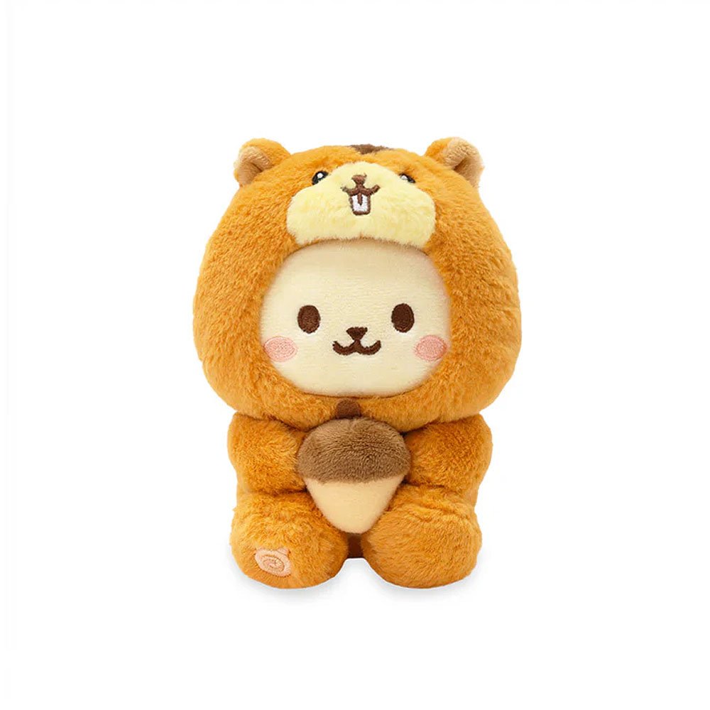 Anirollz Squirrel Bunniroll Small Sitting Plush