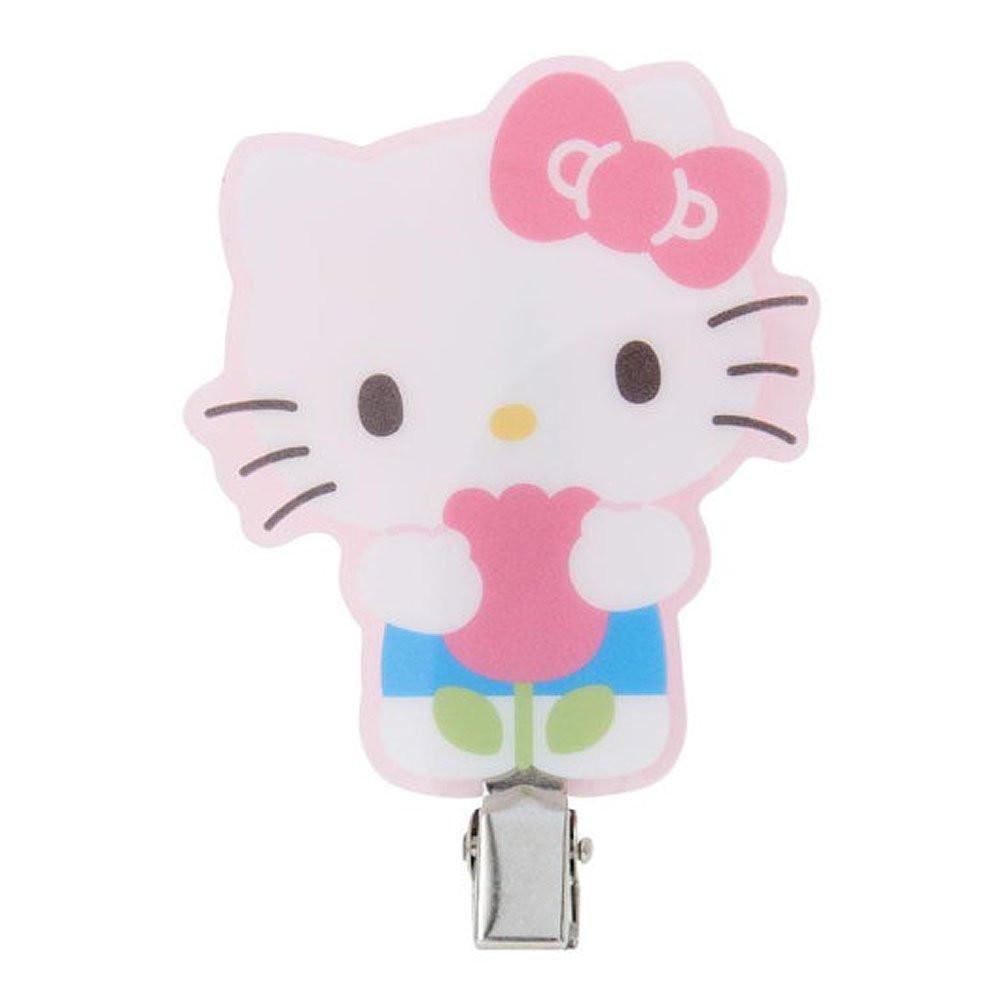 Hello Kitty Hair Clip Set :Pastel Check