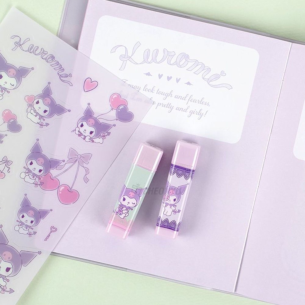 Sanrio Kuromi Diary & Sticker Bag Gift Set