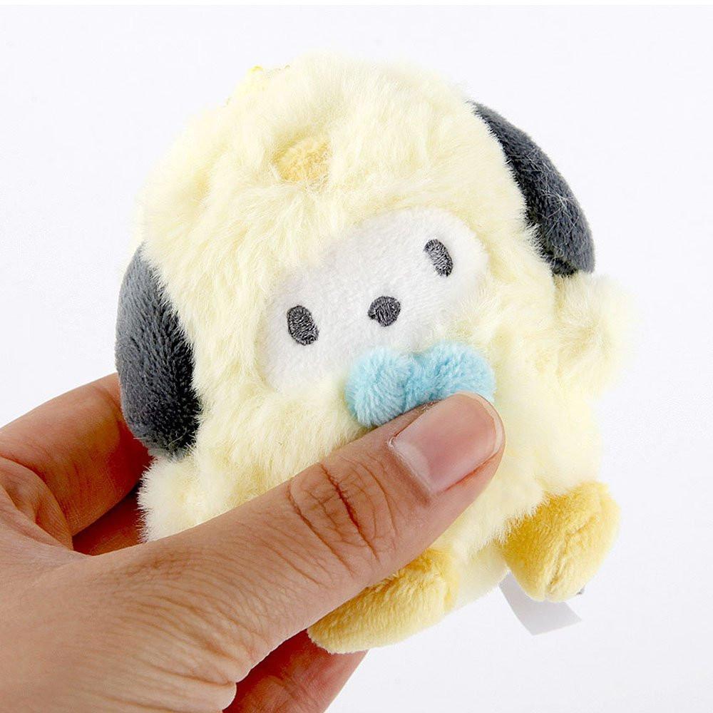 Sanrio Pompompurin Chick Plush Keychain