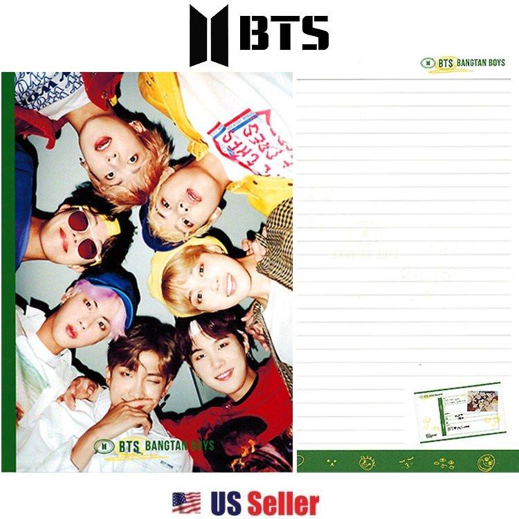 KPOP BTS Photo College Ruled Notebook