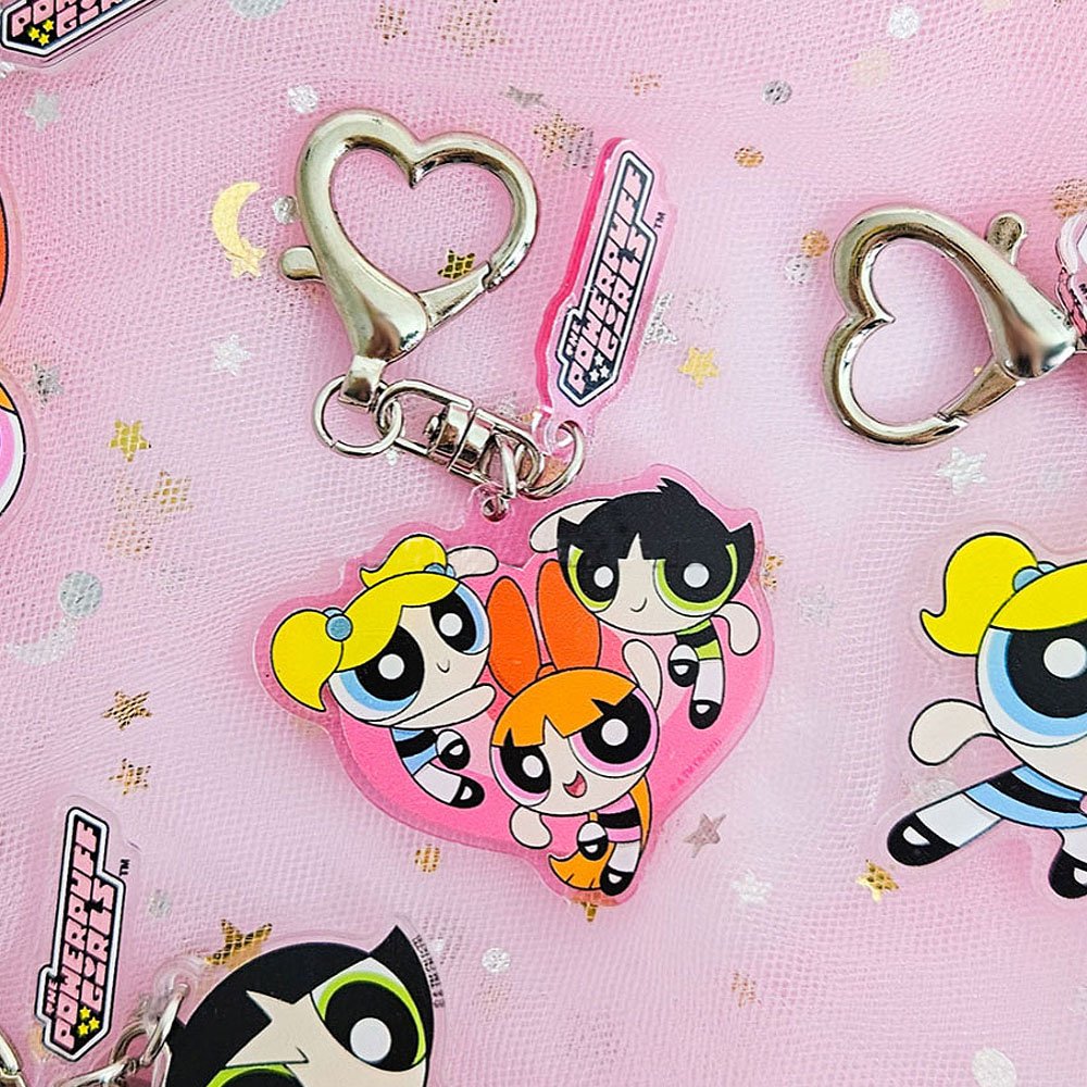 The Powerpuff Girls Y2k Secret Bag Acrylic Key Ring