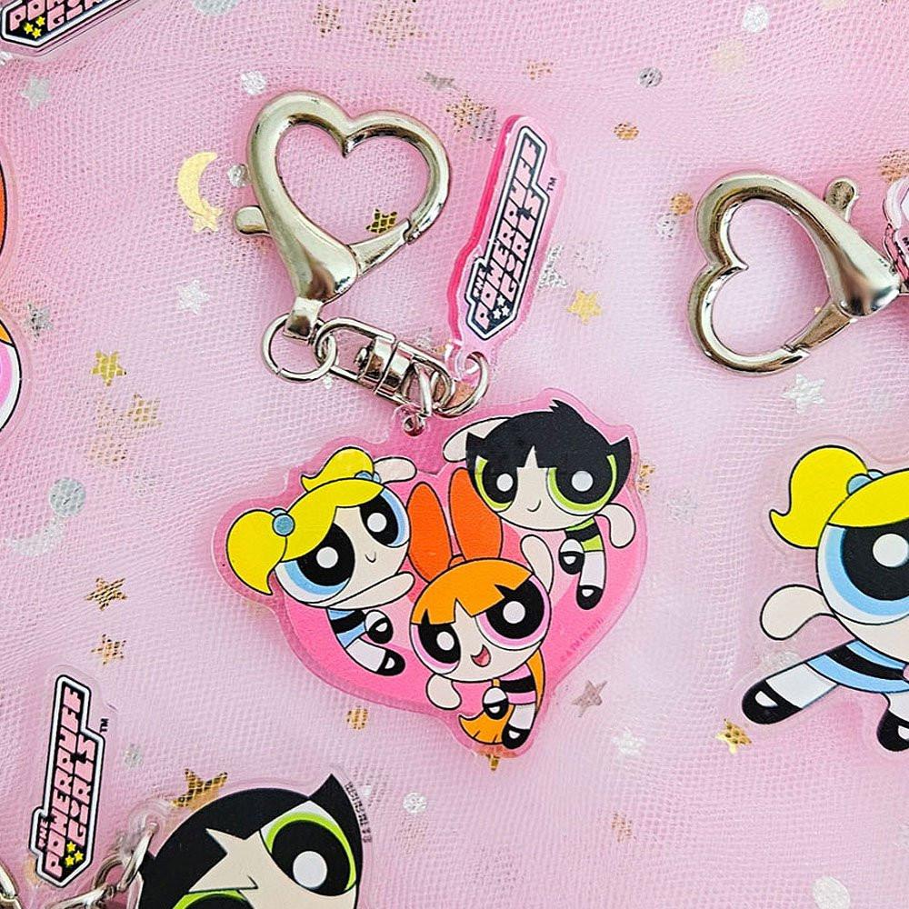 The Powerpuff Girls Y2k Secret Bag Acrylic Key Ring