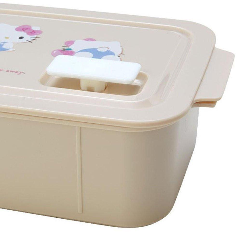 Hello Kitty Bento Box & Chopsticks & Spoon with Case Set