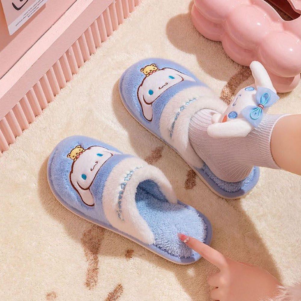 Sanrio My Melody Two Tone Fur Slippers