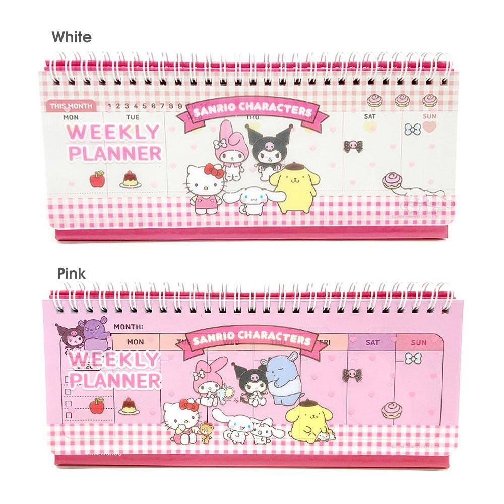 Sanrio Characters Standing Weekly Planner