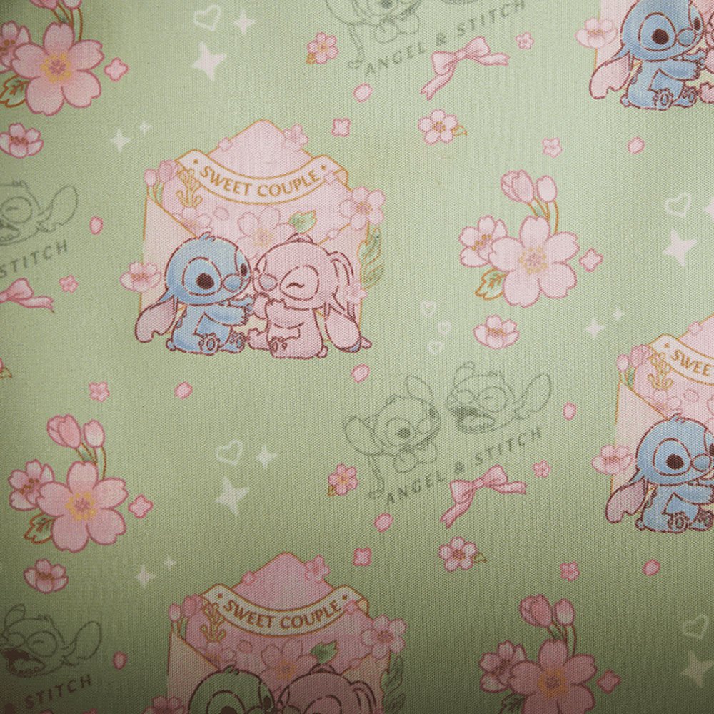 Loungefly x Stitch & Angel Cherry Blossom Heart Mini Backpack