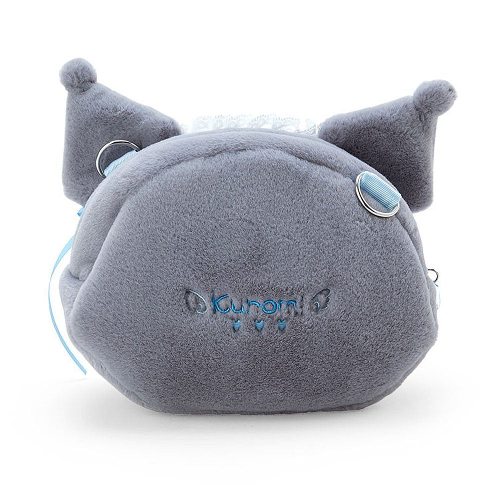 Kuromi Plush Crossbody Bag :Blue Angel