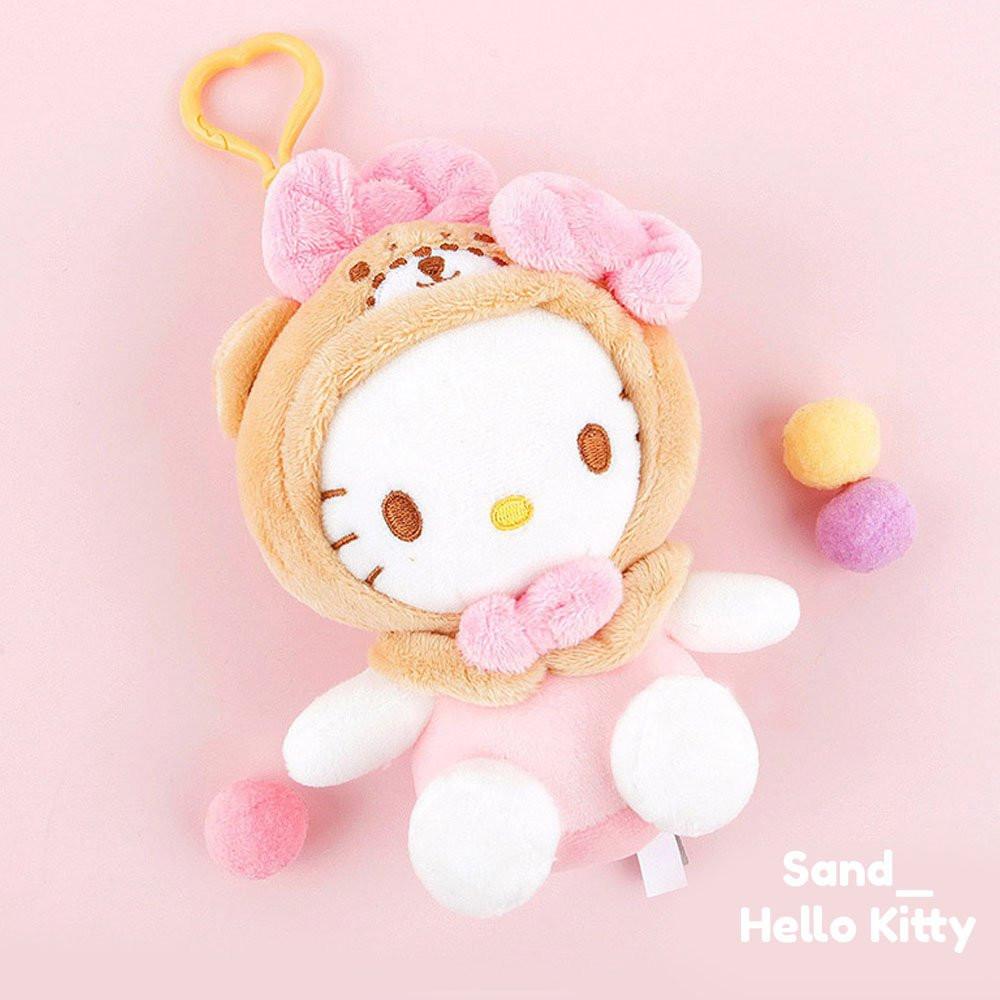 Sanrio Characters Friends Bandana Clip-On Plush