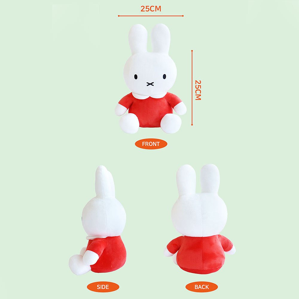 Miffy Sitting 13" Plush :Orange