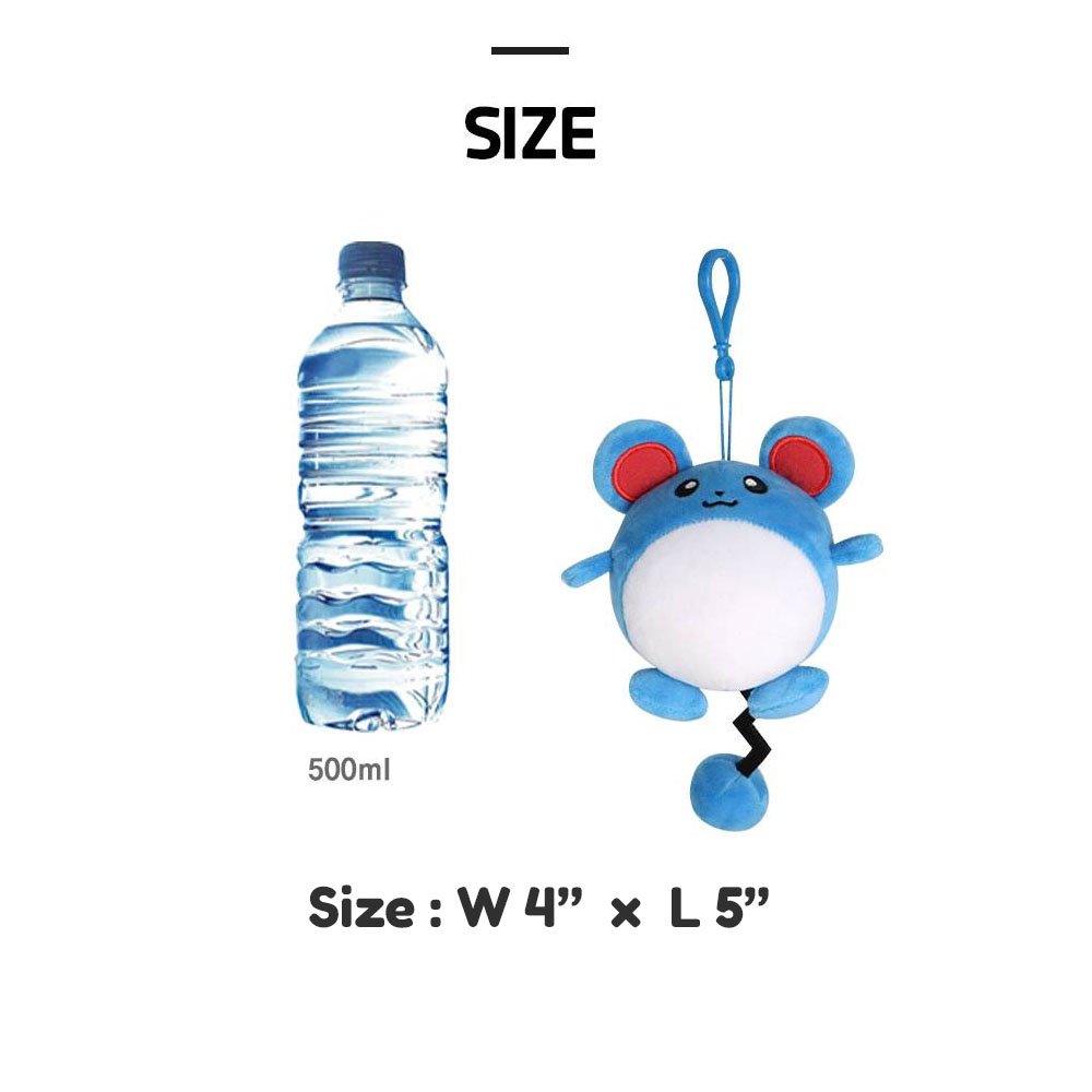 Nintendo Pokemon Marill Clip-On Plush