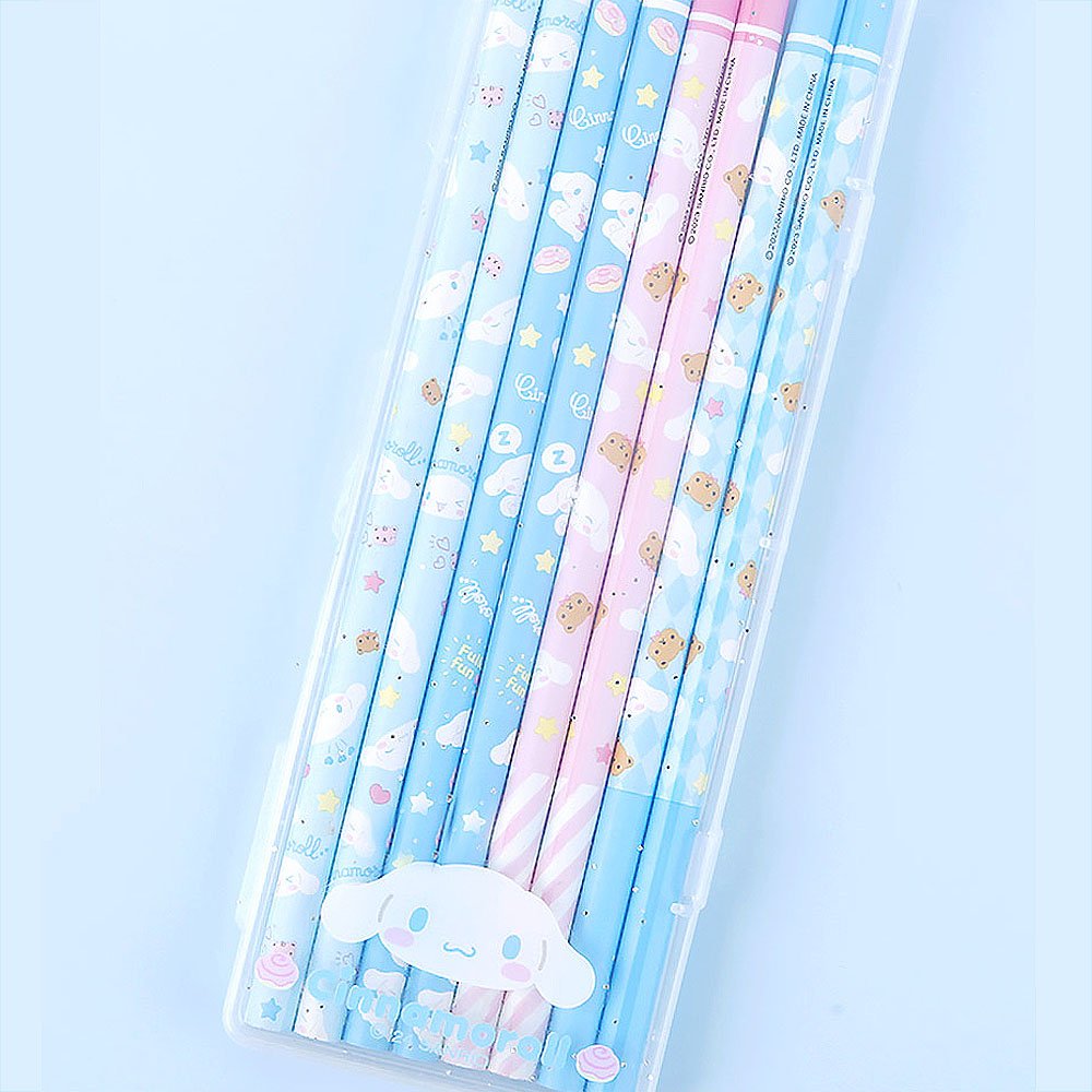 Sanrio Cinnamoroll 8pcs Pencils with Case Set