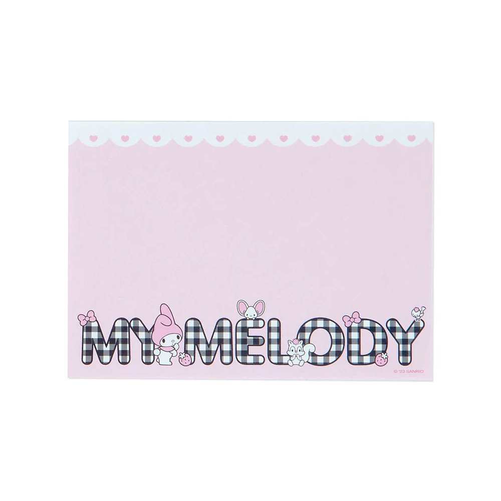 Sanrio My Melody Memo Pad & Sticker Set